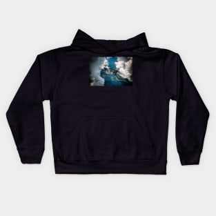 Parting The Clouds Kids Hoodie